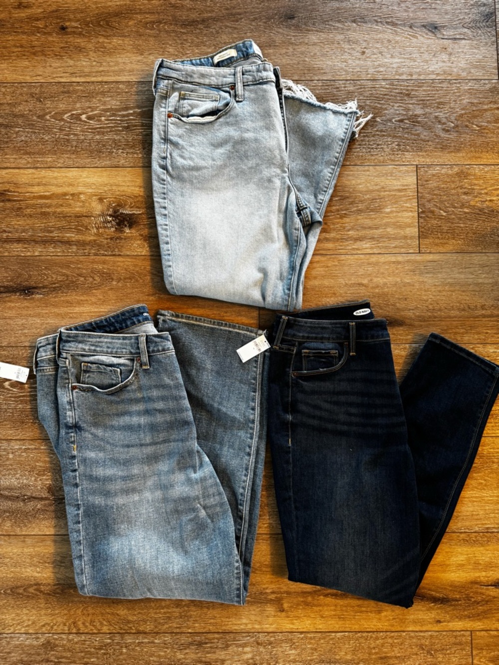Size 14 Denim Bundle Lot 3 Pair Jeans Old Navy & Universal Thread NWT